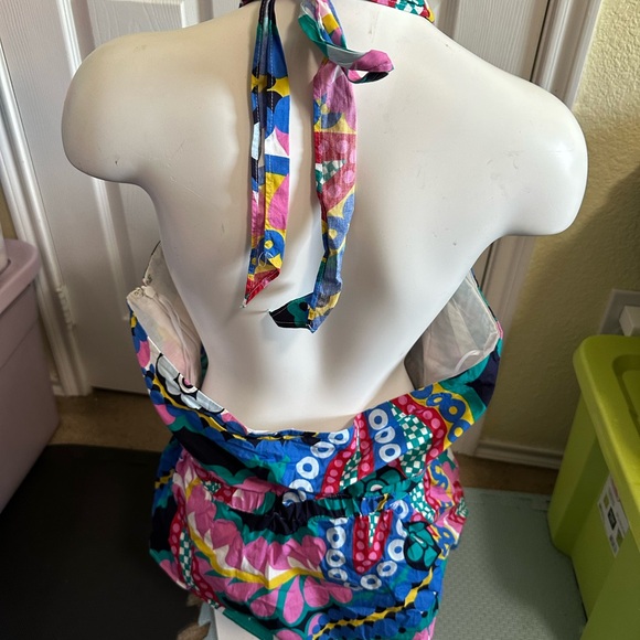 J. Crew Peplum halter top in Ratti kaleidoscope floral Size XL - Picture 3 of 3
